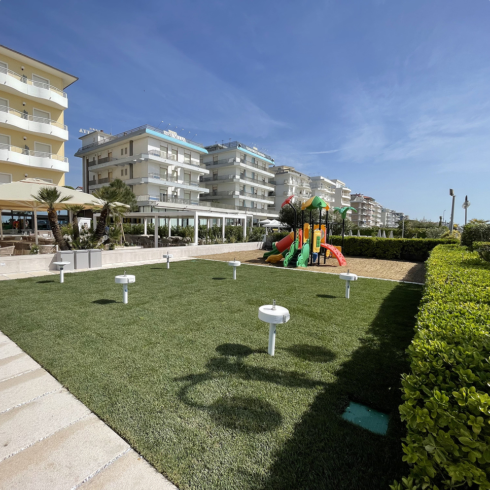 Vista ambiente esterna hotel aurora